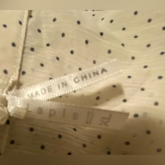 Lapis XL sheer ruffled woman’s blouse - Picture 5 of 5